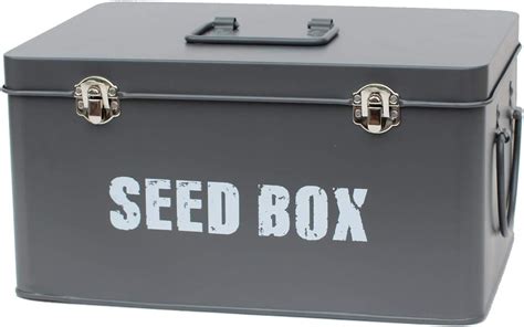 electric seed box|seed storage boxes for gardeners.